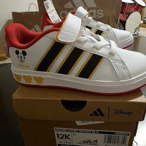 Disney Kids Sneakers - White, Red, Black, and Yellow